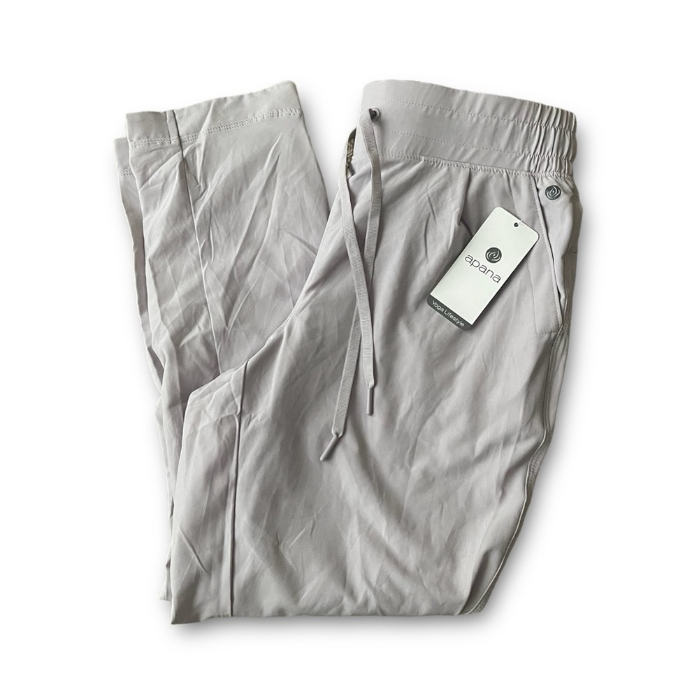 Apana Yoga Lifestyle Track Pants, Size small, Dewdrop purple color, NWT - Picture 6 of 8
